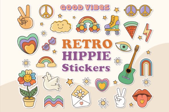 Download Groovy 60s, 70s Set in Trendy Style - 70s Collection