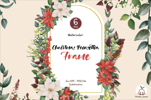 Download Watercolor Christmas Frame Arrangements - Premium Resources
