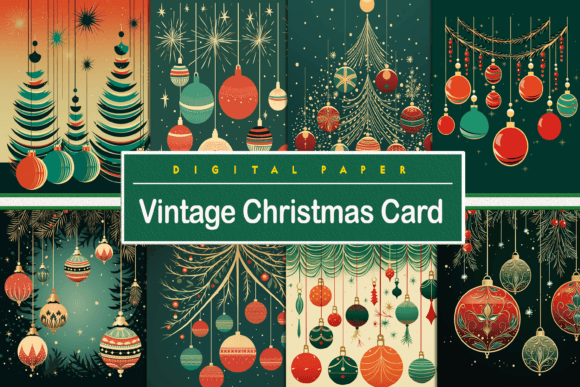 Download Vintage Christmas Card - Vintage christmas Collection
