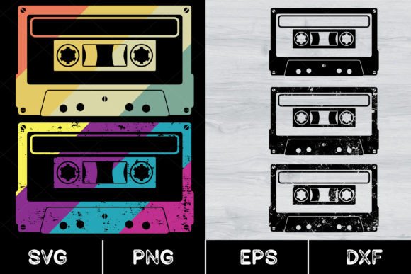 Download Cassette Tapes, Retro Music, Vintage 80s - Cassette tapes Collection