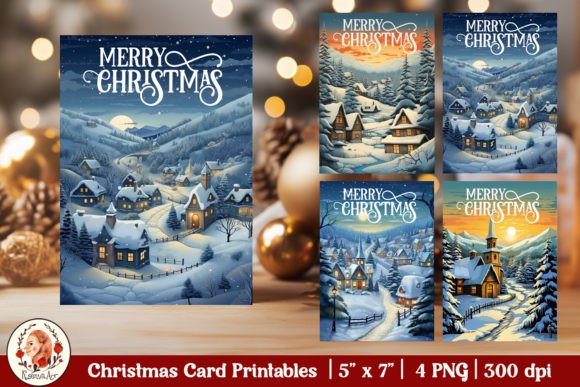 Download Vintage Christmas Card Printables - Vintage christmas Collection